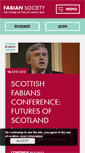 Mobile Screenshot of fabians.org.uk